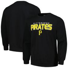 Мужской черный пуловер Stitches Pittsburgh Pirates свитшот Stitches