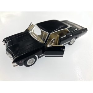 5" Kinsmart Chevy 1967 Chevrolet Impala Diecast Model Toy Car 1:43 Black KiNSMART