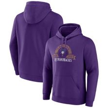 Мужской пуловер с капюшоном Majestic Purple Arizona Diamondbacks Utility Majestic