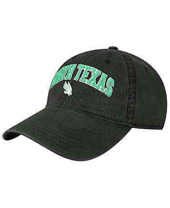 Мужская черная регулируемая кепка North Texas Mean Green The Main Event Legacy Athletic