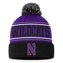 Men's Top of the World  Purple Northwestern Wildcats Draft Cuffed Knit Hat with Pom Top of the World