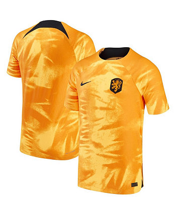 Мужская оранжевая национальная сборная Нидерландов 2022/23 Home Vapor Match Authentic Blank Jersey Nike
