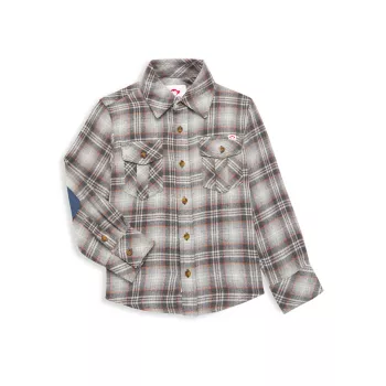 Little Boy's &amp; Boy's Flannel Button-Down Shirt Appaman
