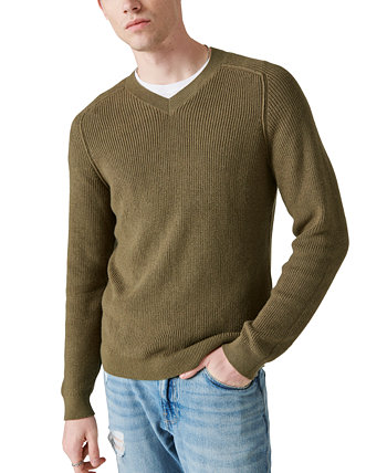 Мужской мягкий свитер с v-образным вырезом Cloud Lucky Brand