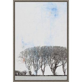 Amanti Art Row of Trees Framed Canvas Wall Art Amanti Art