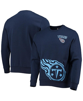 Мужской темно-синий пуловер Tennessee Titans Pocket Pullover Sweater FOCO