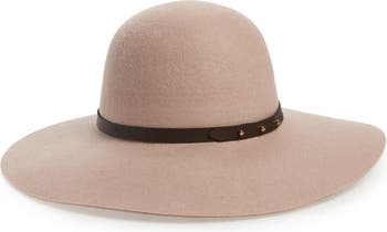 Refined Wide Brim Wool Floppy Hat HALOGEN®
