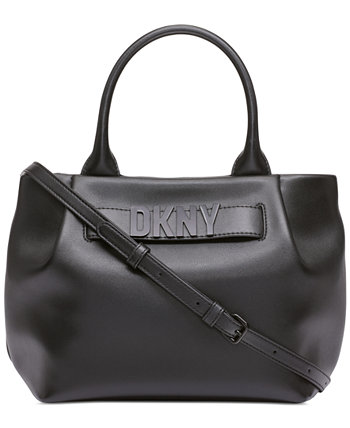 Pilar Medium Leather Satchel DKNY
