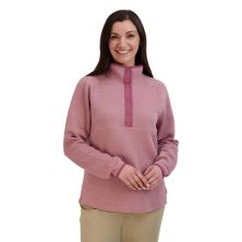 Женский стеганый пуловер с полукнопками ZeroXposur ZeroXposur