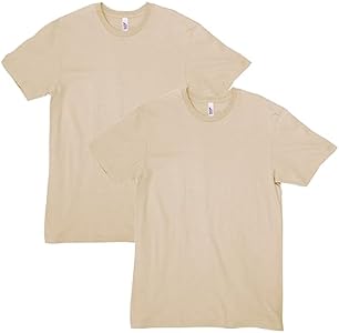 American Apparel Unisex CVC T-Shirt, Style G2001CVC, 2-Pack American Apparel