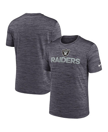 Men's Black Las Vegas Raiders Blitz Velocity Modern Performance T-Shirt Nike