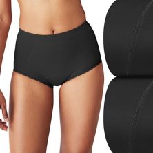 Women's Bali® 2-Pack Cool Comfort® Light Leak Shaping Brief Panty Set DFS064 Bali
