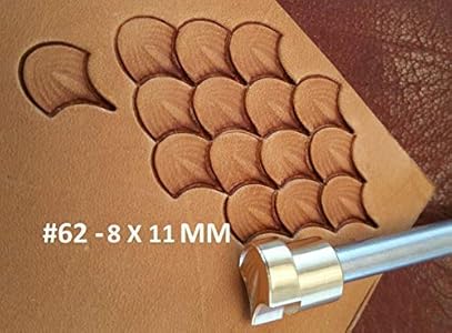 Dragon Scale Leather Crafting Stamp Tool for Leather Crafts Brass #62-3 DandS ltd