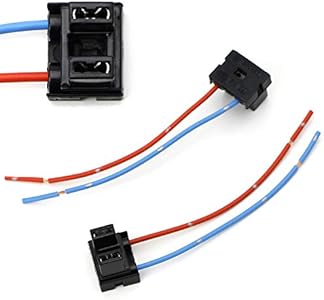 iJDMTOY OEM H7 Female Adapters Wiring Harness Sockets w/ 4-Inch Wire Pigtails Compatible with High/Low Beam or Fog Lights Use IJDMTOY