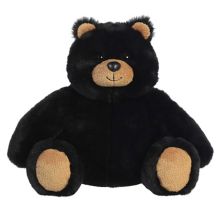 Aurora Medium Black Bear 11&#34; Bronson Black Bear Snuggly Stuffed Animal Aurora