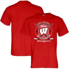 Unisex Blue 84  Red Wisconsin Badgers 2024 WCHA Women's Hockey Conference Tournament Champions T-Shirt Blue 84