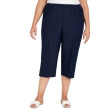 Plus Size Alfred Dunner Classic Capri Pull-On Pants Alfred Dunner