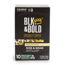 BLK & Bold, LLC Rise & Grnd средней обжарки — кофейные капсулы Keurig K-Cup 10 карат. Blk & Bold