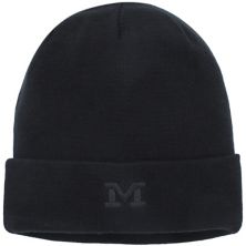 Men's Nike  Black Michigan Wolverines Tonal Cuffed Knit Hat Nitro USA