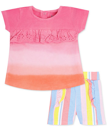 Baby Girls 2-Pc. Shirt & Shorts Set Earth by art & eden