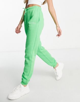 Зеленые спортивные штаны Pieces Tella Chill Pieces