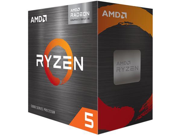 AMD Ryzen 5 5600G — Ryzen 5 5000 серии G Cezanne (Zen 3), 6 ядер, 3,9 ГГц, сокет AM4, 65 Вт, графический процессор AMD Radeon для настольных ПК — 100-100000252BOX AMD