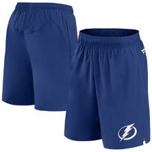 Men's Fanatics Branded  Blue Tampa Bay Lightning Authentic Pro Tech Shorts Unbranded