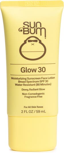 Glow 30 Увлажняющий солнцезащитный лосьон для лица - 2 унций Sun Bum