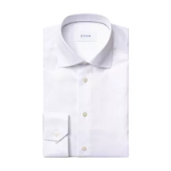 Современная классическая рубашка из твила Eton