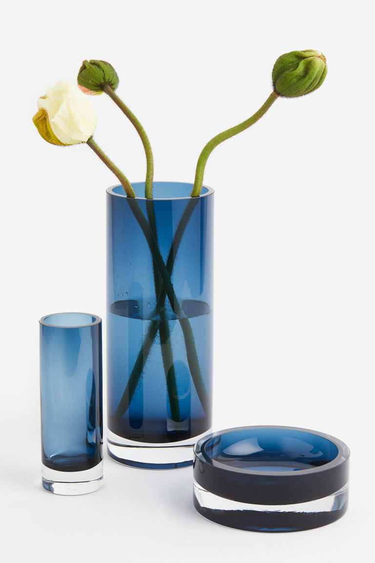 Декоративная стеклянная чаша H&M