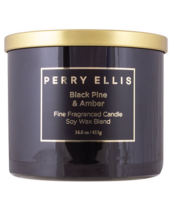 Свеча из черной сосны и янтаря, 14,5 унций Perry Ellis