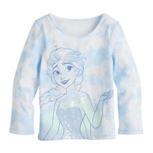 Disney's Frozen Toddler Girl & Girls 6-12 Adaptive Tie Dye Long Sleeve Graphic Tee by Jumping Beans® Jumping Beans