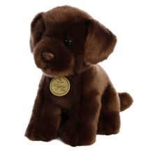 Aurora Medium Brown Miyoni Tots 11&#34; Chocolate Lab Pup Adorable Stuffed Animal Aurora