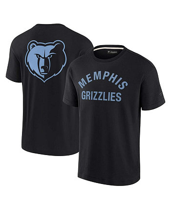 Черная супермягкая футболка Memphis Grizzlies для мужчин и женщин Fanatics Signature