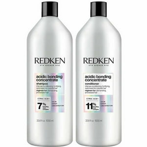 Acidic Bonding Concentrate Shampoo & Conditioner Bundle for Damaged Hair | Hair Repair | For All Hair Types | Bonding | 33.8 Fl Oz Redken