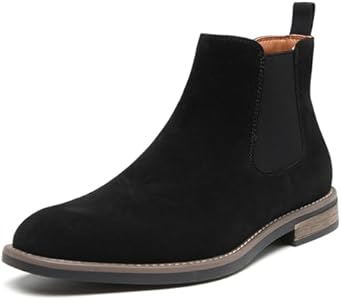 DECARSDZ Men’s Chelsea Boots Casual Comfy Slip-On Dress Men Ankle Boots DECARSDZ