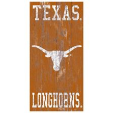 Настенный знак с логотипом Texas Longhorns Heritage Fan Creations