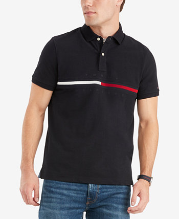 Мужская рубашка-поло с логотипом на заказ Tommy Hilfiger