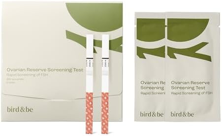 Bird&Be Ovarian Reserve Screening Test (6 Urine FSH Strips, FSA-Eligible) Bird&Be