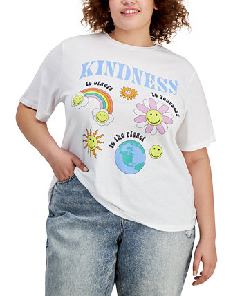 Trendy Plus Size Kindness Graphic T-Shirt Grayson Threads, The Label