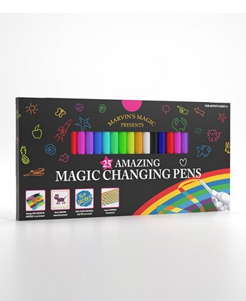 Amazing Magic Pen Set, 25 Pieces Marvin's Magic