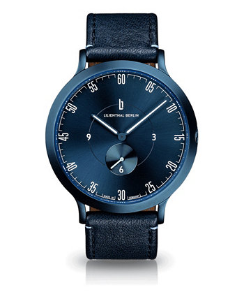 Часы L1 All Blue с кожаной отделкой, 42 мм Lilienthal Berlin