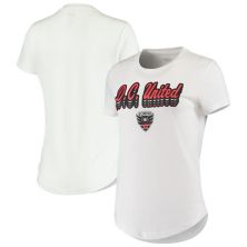 Женская футболка Concepts Sport White D.C. United Cloud 7 Tri-Blend Unbranded