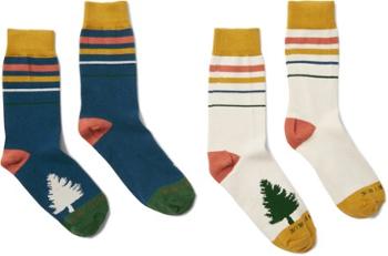 SoftHemp Novelty Socks - 2 Pairs United By Blue