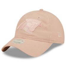 Женская регулируемая шляпа New Era Pink Carolina Panthers Core Classic 2.0 в тон 9TWENTY New Era