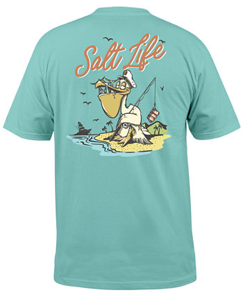 Men's Gone Fishin Graphic Print Short-Sleeve T-Shirt Salt Life