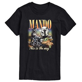 Men's Star Wars The Mandalorian This Is The Way Bootleg Graphic Tee Star Wars