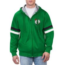 Men's G-III Sports by Carl Banks Kelly Green Boston Celtics Contender Full-Zip Hoodie Jacket G-III Sports by Carl Banks