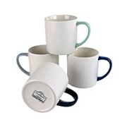 10 Strawberry Street 4-Piece 18.5-oz. Luca Mugs 10 Strawberry Street