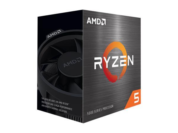 AMD Ryzen 5 5500 — Ryzen 5 серии 5000, 6-ядерный процессор Socket AM4, 65 Вт, нет Встроенный графический процессор для настольных ПК — 100-100000457BOX AMD